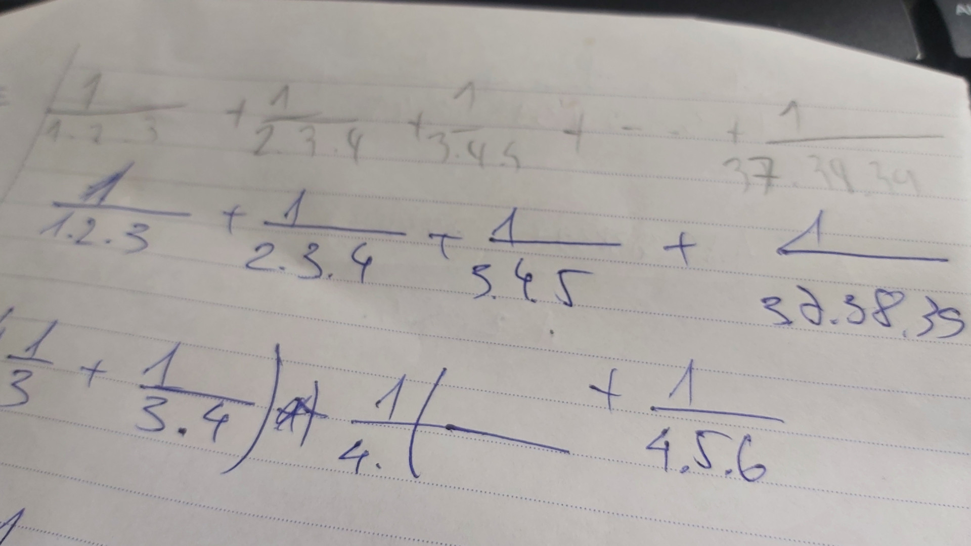11x2x3+12x3x4+ 13x4x5+...+137x38x39 làm giải bài này giúp tôi ạ 