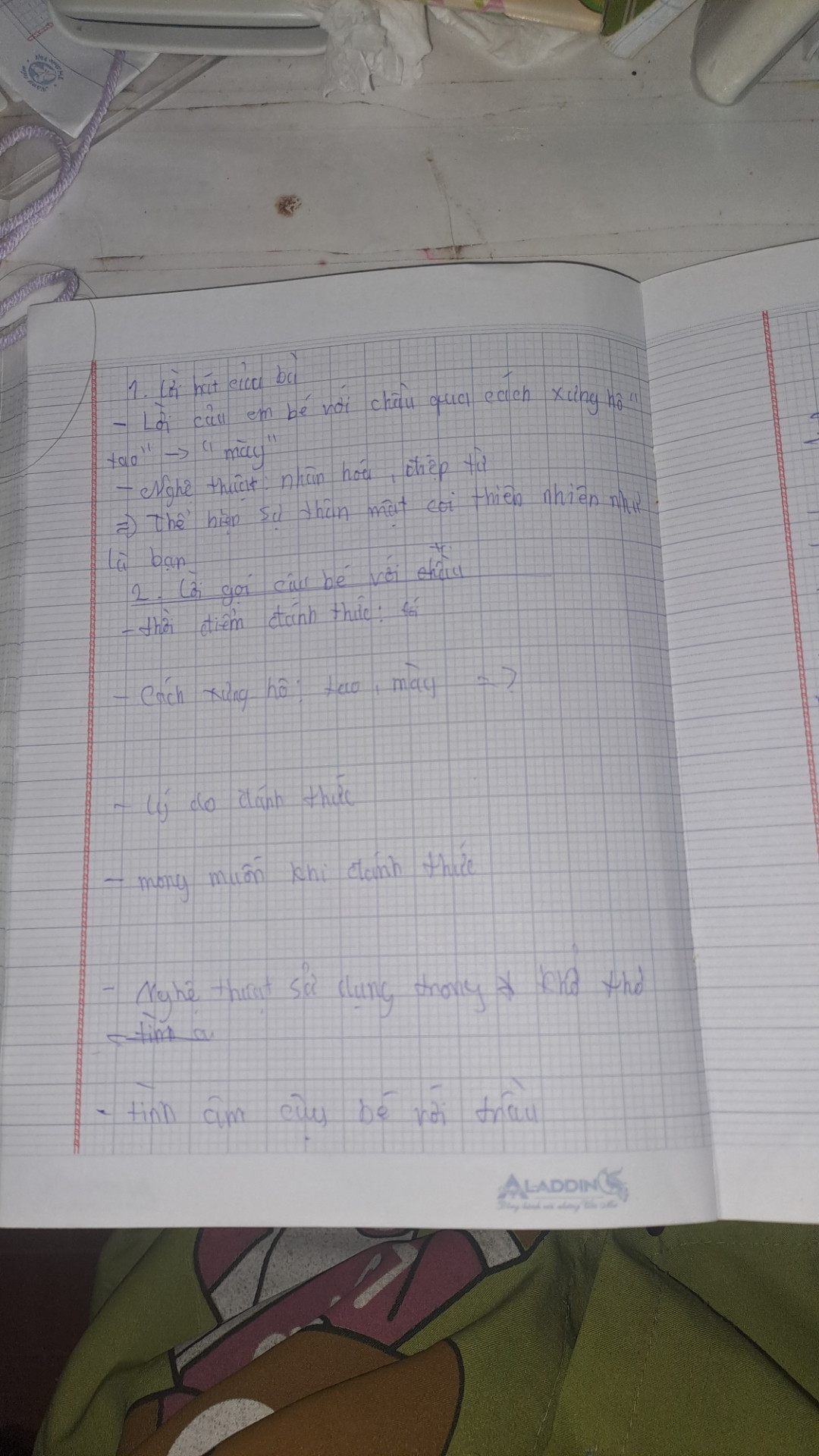 Bài đọc kết nối chủ điểm : đánh thức trầu. Tôi cần lời giải chi tiết về 2. Lời gọi cậu bé với trầu