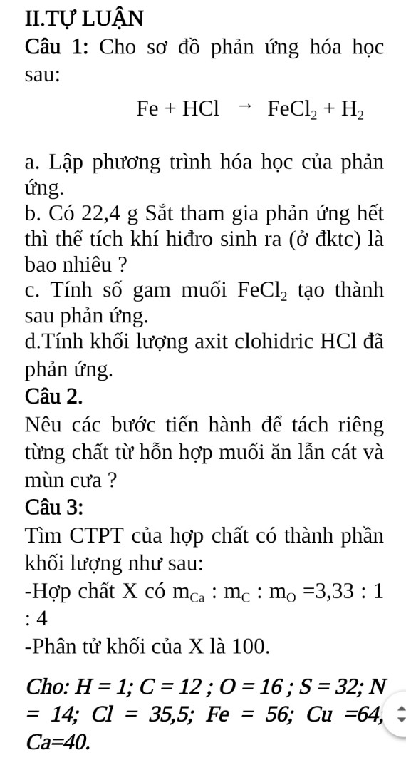 Nêu các bước tiến hành để tách riêng từng chất hỗn hợp muối ăn lẫn cát và mùn cưa
