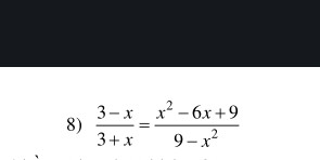Một phân thức có giá trị bằng 0 khi giá trị của tử thức bằng 0