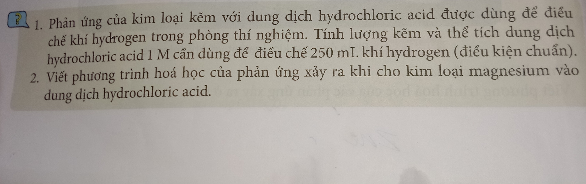 Câu trả lời câu hỏi 1, 2 trang 90 SGK thầy có hỏi quy trình nữa
