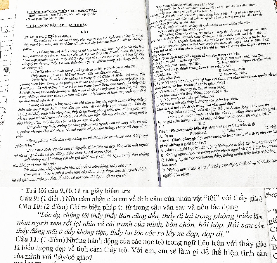 Giải giúp mình 3 bài này (trong phần trl)