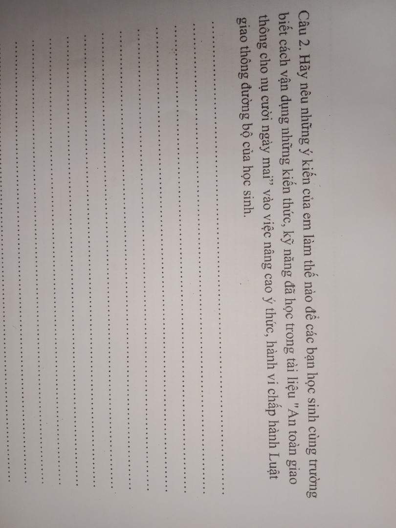 Văn nghị luận xã hội về ATGT