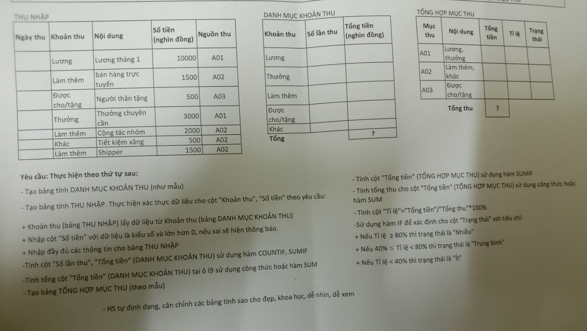 Cách nhập cột số tiền với dữ liệu là kiểu số và lớn hơn 0, nếu sai sẽ hiện thông báo