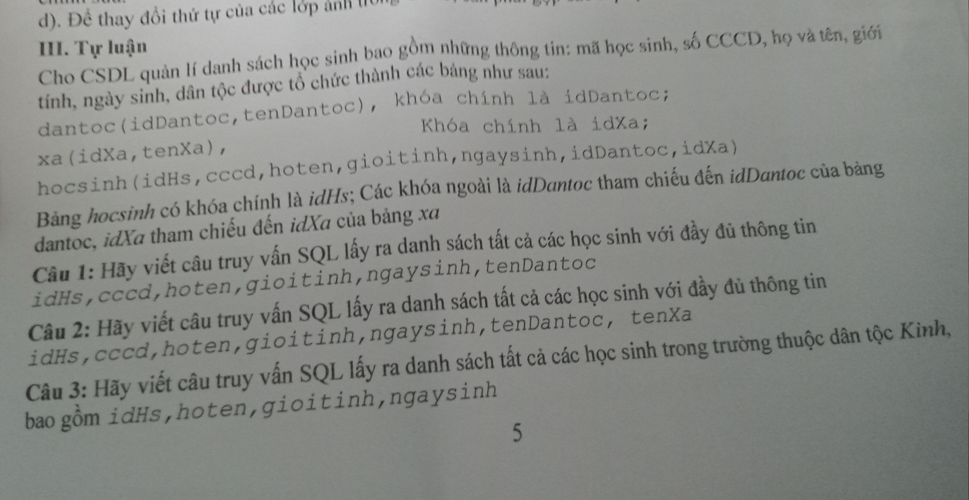 Tôi muốn chụp đề