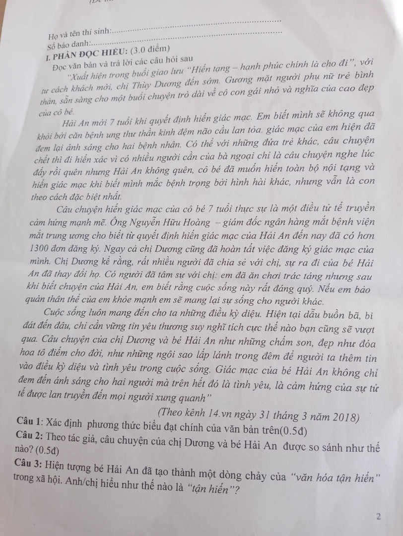 Theo tác giả câu chuyện của chị Dương và hải an được so sánh như thế nào