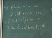 Giải phương trình Sin22x - sin23x = 0. 3cot2(x + 30°) - 1 = 0Có bao nhiêu nghiện