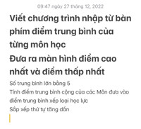 Viết chương trình đưa ra giá trị lớn nhất của mảng A