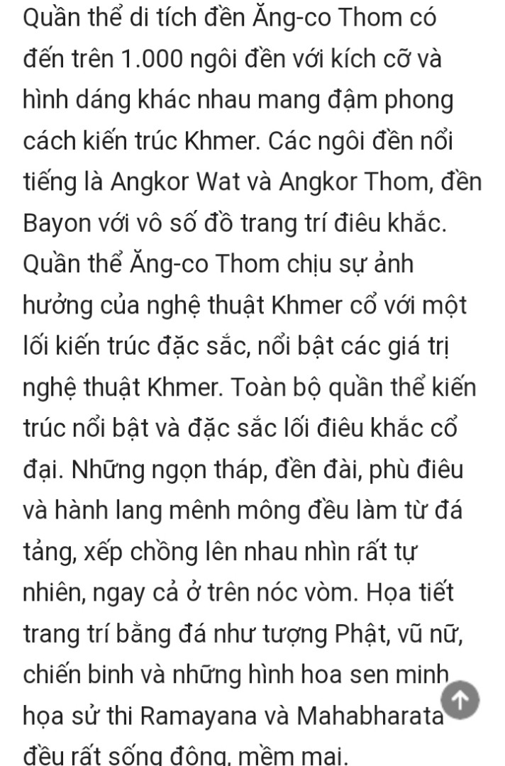 Giới thiệu 5-7 câu về Thành tựu văn hóa Ăng co vát(Campuchia)
          Giúp mình với =((((