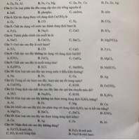 Cho các kim loại sau: Fe, Ag, Na, Al kim loại nào tác dụng với 
a) H2O 
b) dung dịch H2SO4 (loãng )
c) khí Cl2 
d) dung dịch CuCl2 
Viết các phương trình hóa học xảy ra ?