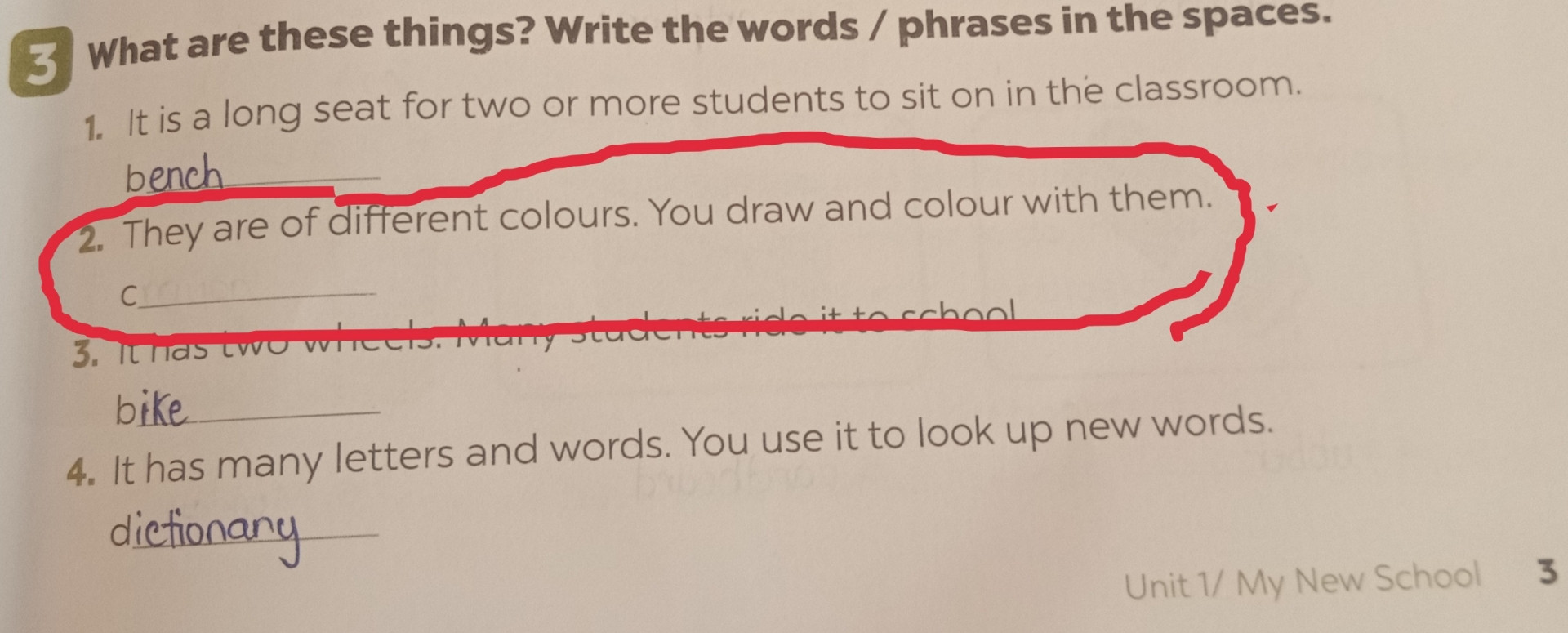 They are of different colours. You draw and colour with them. What is it?