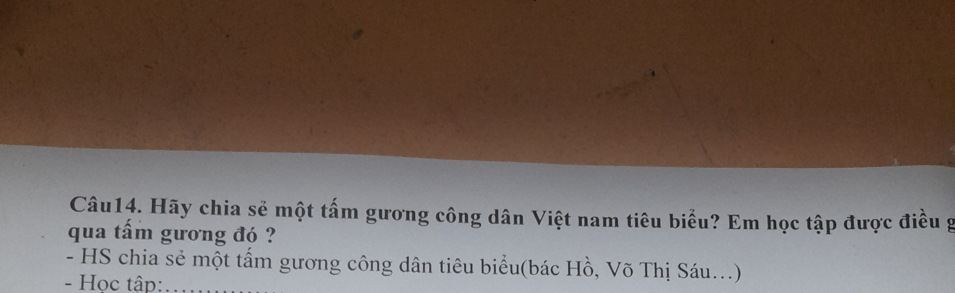 Đề thi học kỳ 2 môn Anh