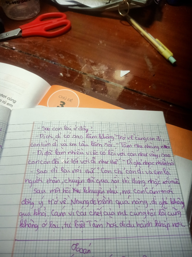 viết văn sáng tạo:Tấm Cám